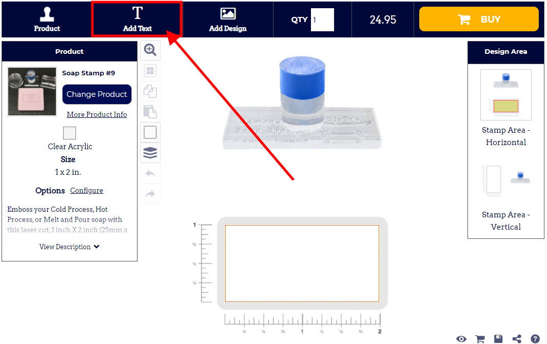 Add Text Button